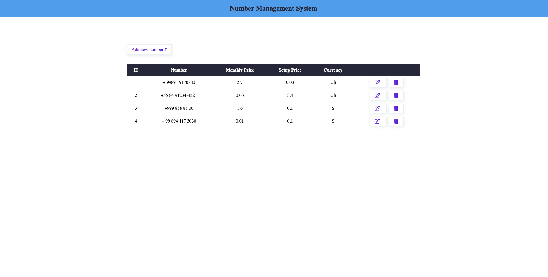 Contact Management using CRUD (JavaScript)