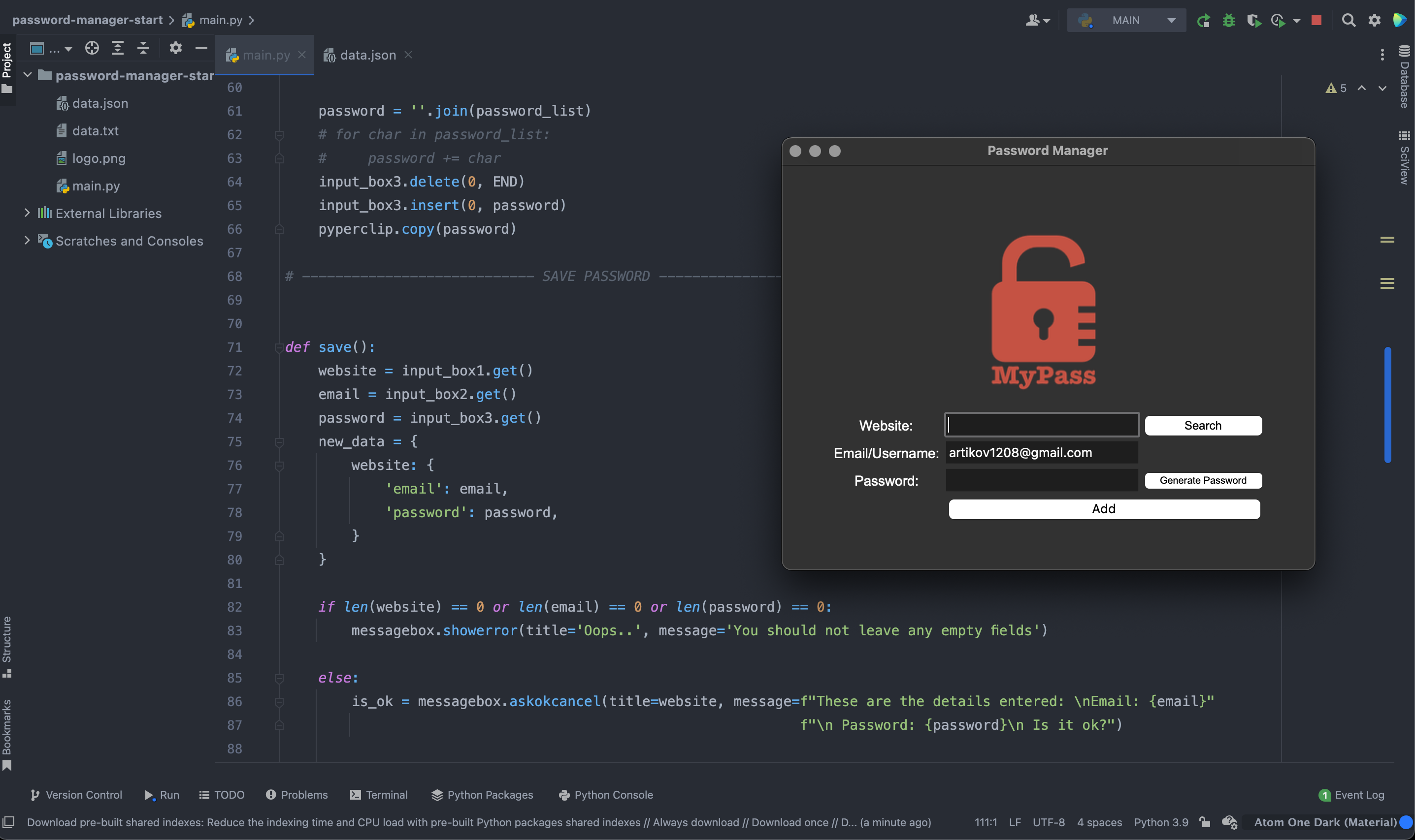 Password App (Python)