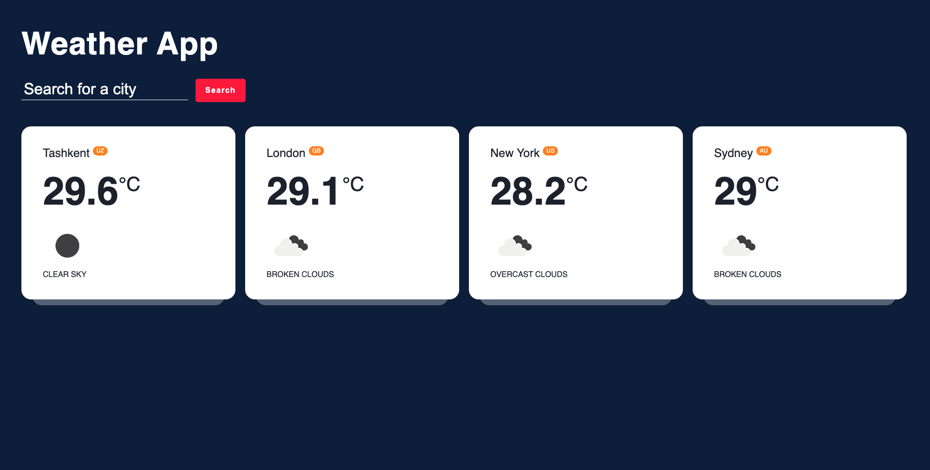 Weather App (JavaScript)